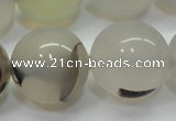 CAG6766 15 inches 18mm round Montana agate beads wholesale