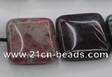 CAG6781 15.5 inches 18*18mm square Indian agate beads wholesale