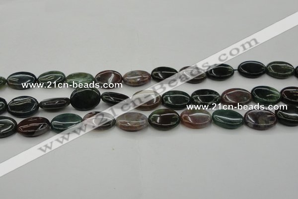 CAG6795 15.5 inches 10*14mm oval Indian agate beads wholesale