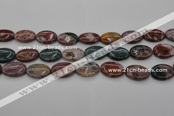 CAG6799 15.5 inches 18*25mm oval Indian agate beads wholesale