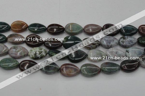 CAG6805 15.5 inches 18*25mm flat teardrop Indian agate beads