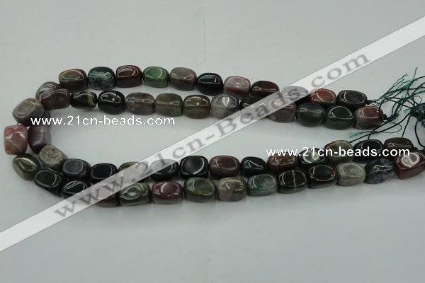 CAG6834 15.5 inches 10*15mm nuggets Indian agate beads wholesale