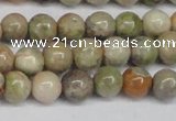 CAG7001 15.5 inches 6mm round ocean agate gemstone beads