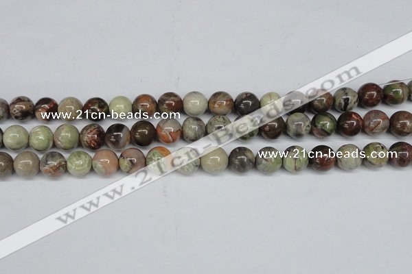 CAG7003 15.5 inches 10mm round ocean agate gemstone beads