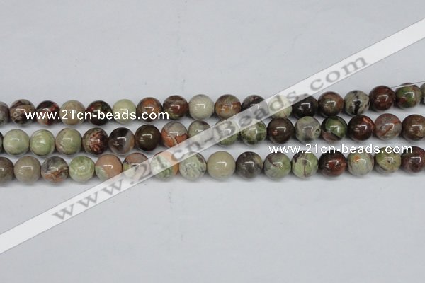 CAG7004 15.5 inches 12mm round ocean agate gemstone beads