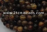 CAG702 15.5 inches 6mm round dragon veins agate beads wholesale