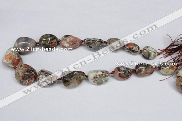 CAG7022 15.5 inches 18*25mm - 22*35mm nuggets ocean agate beads