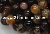 CAG703 15.5 inches 10mm round dragon veins agate beads wholesale