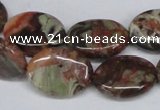 CAG7039 15.5 inches 15*20mm oval ocean agate gemstone beads