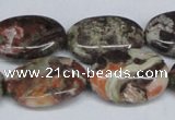 CAG7040 15.5 inches 18*25mm oval ocean agate gemstone beads