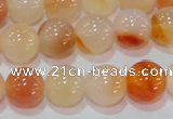 CAG7133 15.5 inches 10mm round red agate gemstone beads