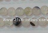 CAG7141 15.5 inches 6mm round Montana agate gemstone beads