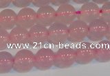 CAG7151 15.5 inches 8mm round pink agate gemstone beads