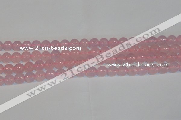 CAG7152 15.5 inches 10mm round pink agate gemstone beads