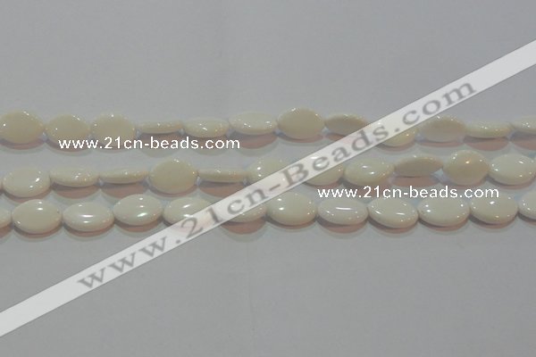 CAG7229 15.5 inches 12*16mm marquise white agate gemstone beads