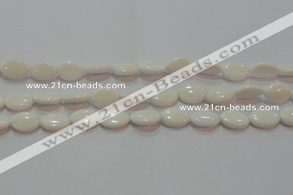 CAG7230 15.5 inches 13*18mm marquise white agate gemstone beads