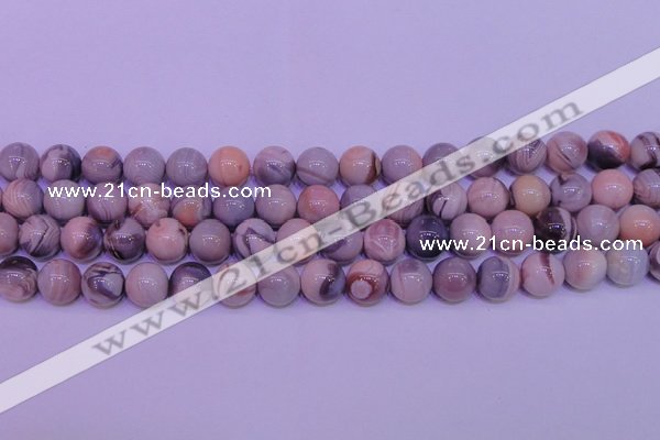 CAG7304 15.5 inches 12mm round red botswana agate gemstone beads