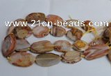 CAG7314 15.5 inches 20*30mm - 30*40mm freeform red botswana agate beads