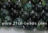 CAG7323 15.5 inches 10mm round dragon veins agate beads wholesale