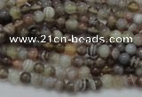 CAG734 15.5 inches 4mm round botswana agate beads wholesale