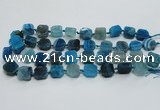 CAG7353 15.5 inches 14*15mm - 16*18mm octagonal dragon veins agate beads