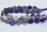 CAG7358 15.5 inches 18*20mm - 20*22mm octagonal dragon veins agate beads