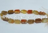 CAG7388 15.5 inches 15*20mm - 18*25mm freeform dragon veins agate beads