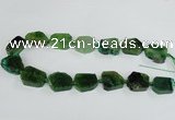 CAG7396 15.5 inches 18*25mm - 20*28mm freeform dragon veins agate beads