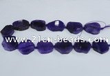 CAG7399 15.5 inches 25*25mm - 30*35mm freeform dragon veins agate beads