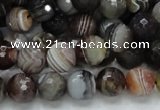 CAG745 15.5 inches 12mm faceted round botswana agate beads wholesale