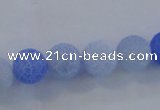 CAG7528 15.5 inches 8mm round frosted agate beads wholesale