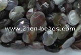 CAG754 15.5 inches 8*10mm faceted oval botswana agate beads