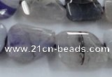 CAG8500 15.5 inches 15*20mm - 18*25mm freeform dragon veins agate beads