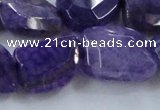 CAG8501 15.5 inches 15*20mm - 18*25mm freeform dragon veins agate beads