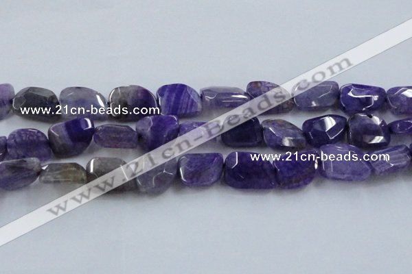 CAG8501 15.5 inches 15*20mm - 18*25mm freeform dragon veins agate beads