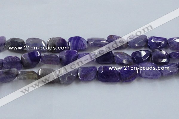 CAG8501 15.5 inches 15*20mm - 18*25mm freeform dragon veins agate beads