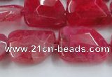 CAG8502 15.5 inches 15*20mm - 18*25mm freeform dragon veins agate beads