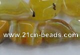 CAG8503 15.5 inches 15*20mm - 18*25mm freeform dragon veins agate beads