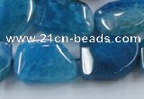 CAG8504 15.5 inches 15*20mm - 18*25mm freeform dragon veins agate beads