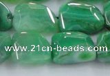 CAG8505 15.5 inches 15*20mm - 18*25mm freeform dragon veins agate beads