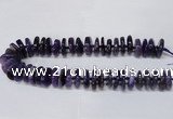 CAG8560 6*22mm - 10*26mm tyre dragon veins agate beads wholesale