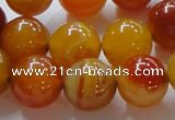 CAG863 15.5 inches 16mm round agate gemstone beads