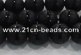 CAG8676 15.5 inches 8mm round matte tibetan agate gemstone beads