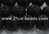 CAG8678 15.5 inches 12mm round matte tibetan agate gemstone beads