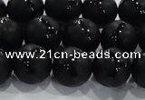 CAG8682 15.5 inches 10mm round matte tibetan agate gemstone beads