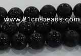 CAG8685 15.5 inches 6mm round matte tibetan agate gemstone beads