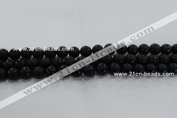 CAG8686 15.5 inches 8mm round matte tibetan agate gemstone beads