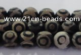 CAG8700 15.5 inches 6mm round matte tibetan agate gemstone beads