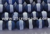 CAG8715 15.5 inches 6mm round matte tibetan agate gemstone beads