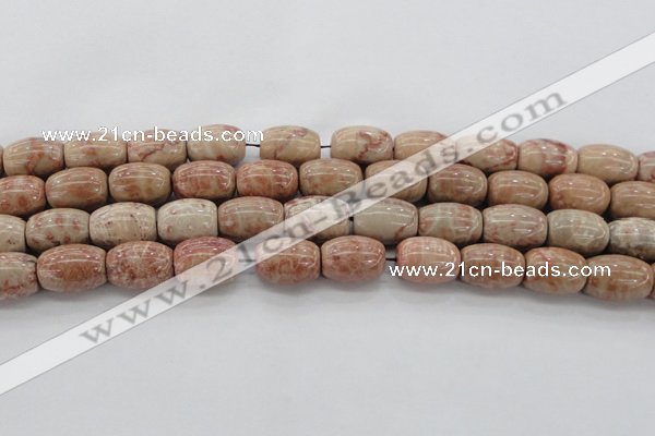 CAG8765 15.5 inches 13*18mm rice chrysanthemum agate beads